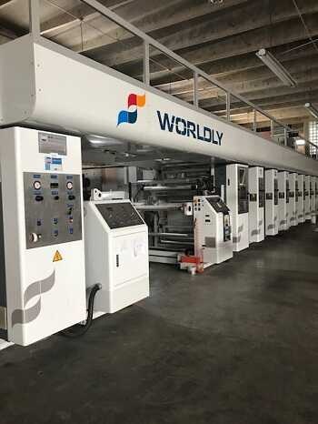 Wordly 8 color rotogravure printing Machine