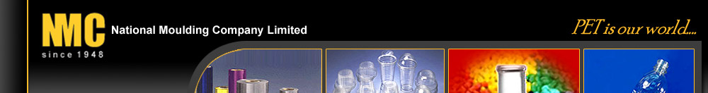 National Moulding Co. Ltd. Logo � Manufacturer of PET Chips, PET Resin, Polymeric Chips, PET Sheets