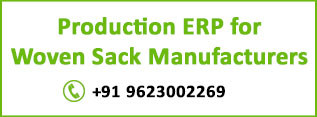 Production ERP for Woven Sack Manufacturers
