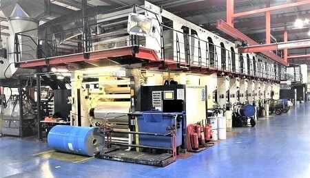 Windmoeller & Hoelscher 10 colours rotogravure printing machine