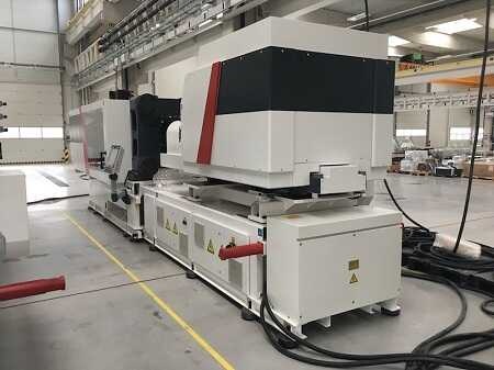 Milacron 450 ton electric injection molding machine