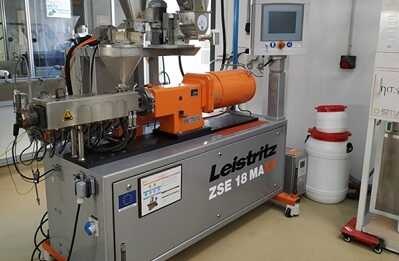 Leistritz twin screw extruder